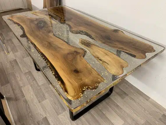 resina epoxica para mesas de madera